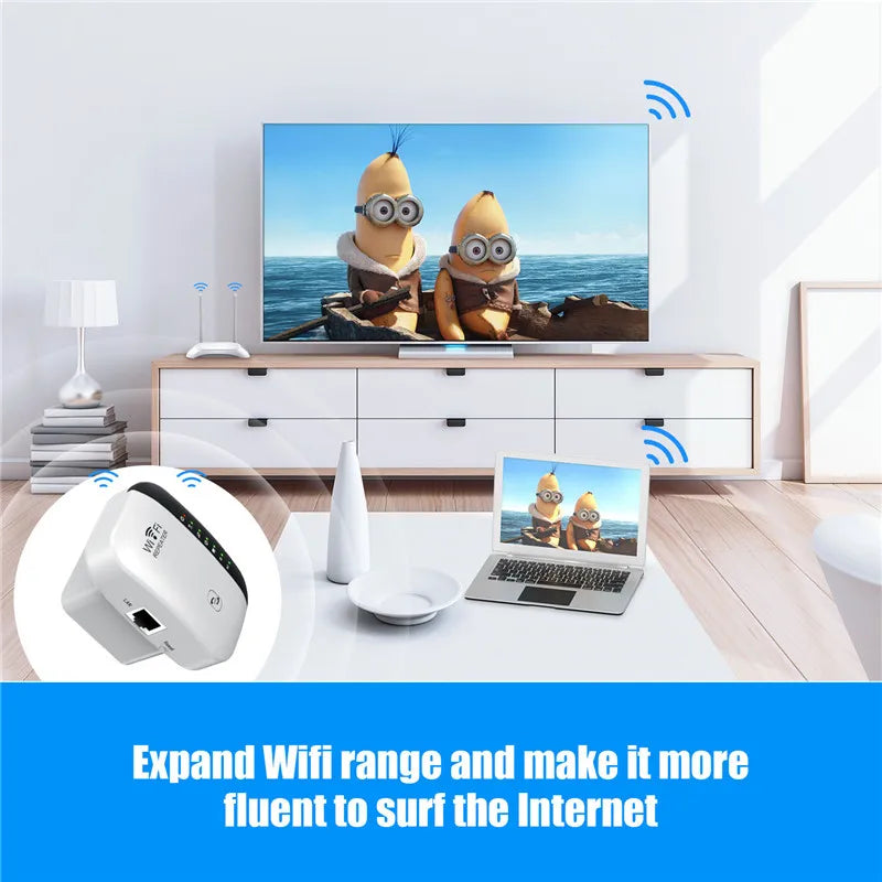 Répéteur WIFI sans fil 300 Mbps - 7 LEDs