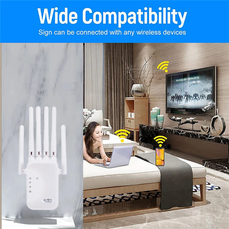 Répéteur Wifi bi-bande 2.4-5Ghz - 1200Mbps
