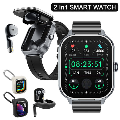 Montre SMART WATCH avec écouteurs TWS 2 en 1