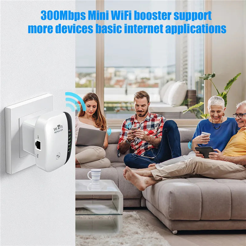 Répéteur WIFI sans fil 300 Mbps - 7 LEDs