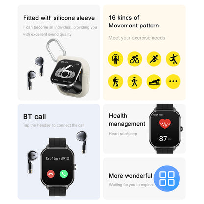 Montre SMART WATCH avec écouteurs TWS 2 en 1