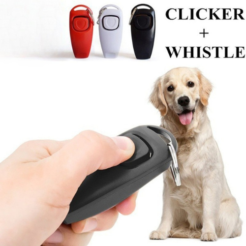 Sifflet d'entrainement 2 en 1 pour chien de compagnie