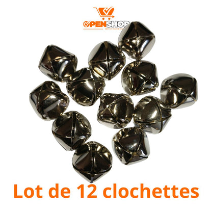 Clochettes Pendentifs Or/Argent en lot de 12
