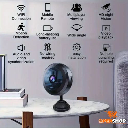 Mini Caméra A9 sans fil + SD 64 Go