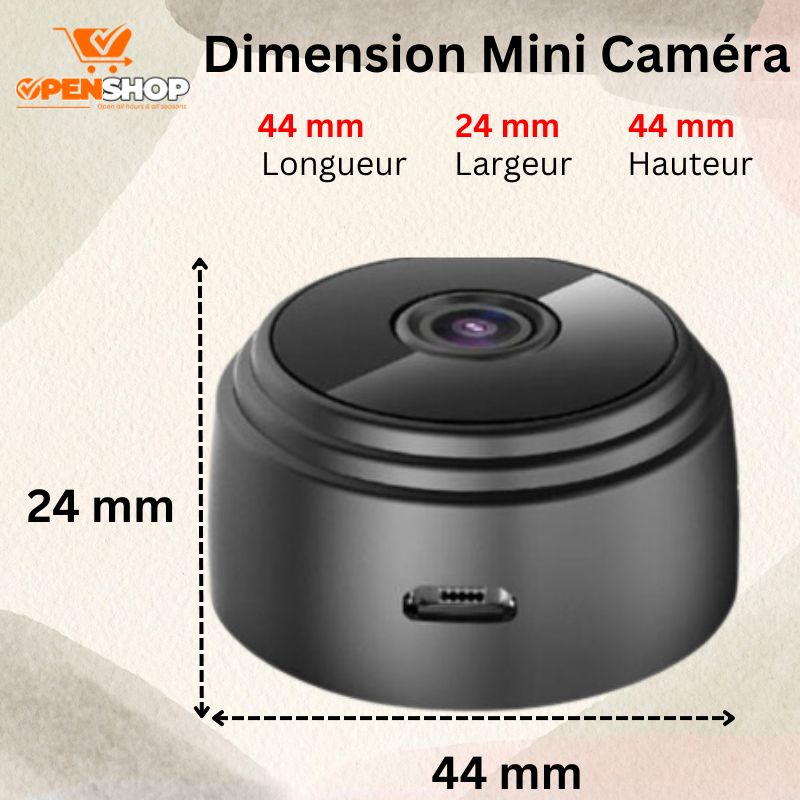Mini Caméra A9 sans fil + SD 64 Go