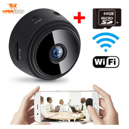 Mini Caméra A9 sans fil + SD 64 Go