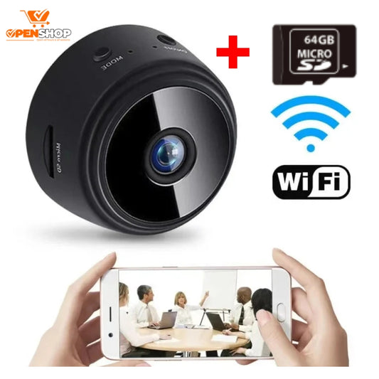 Mini Caméra A9 sans fil + SD 64 Go