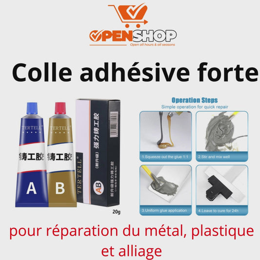 Colle adhésive forte pour réparation